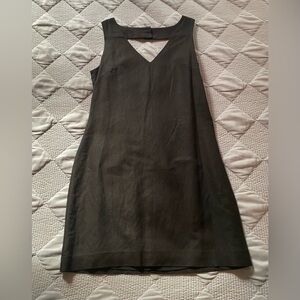 BR Factory Linen Blend Black Dress